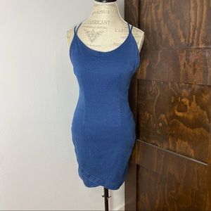 Mebon Strappy Chambray Dress